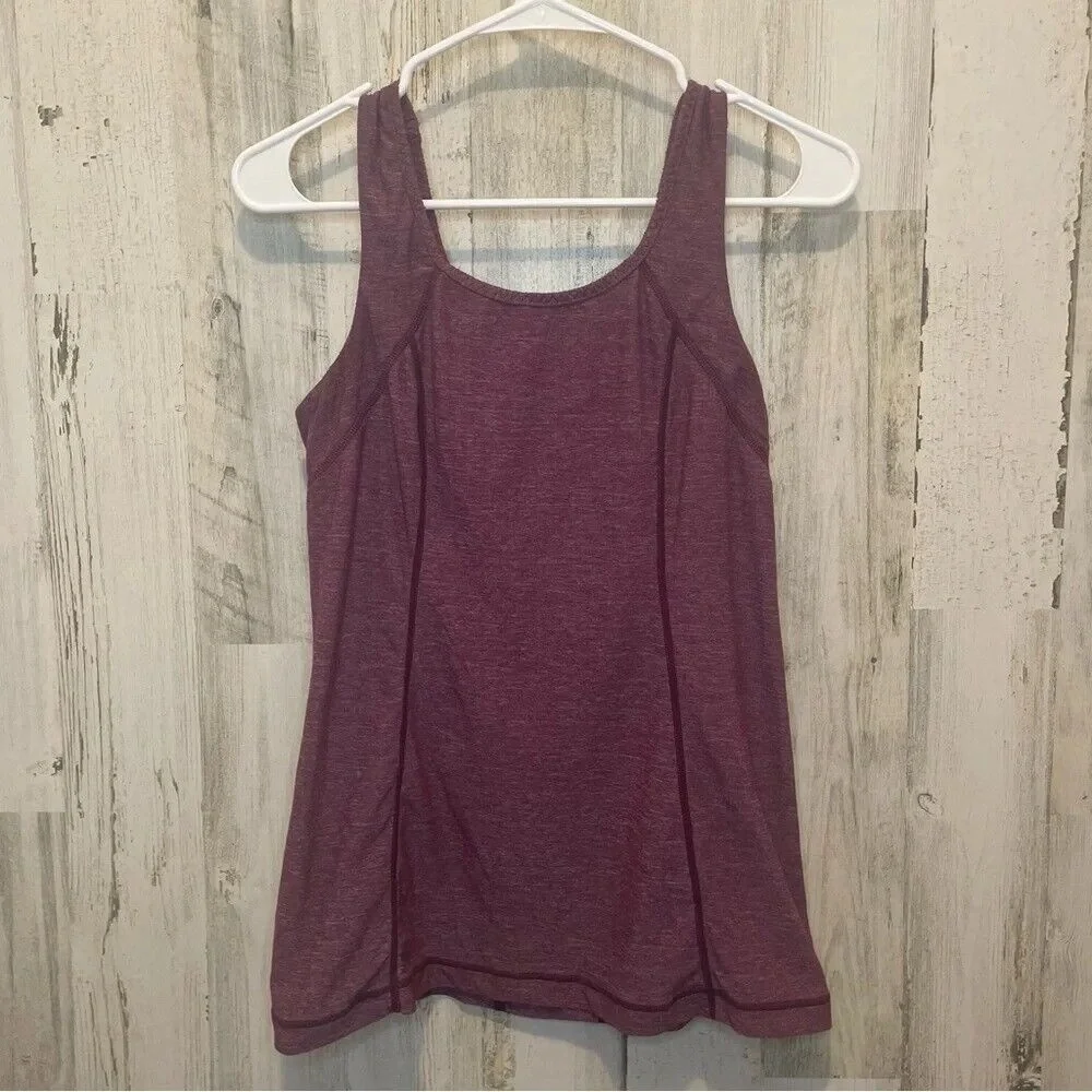 Lululemon Run‎ Free Tank- Heathered Plum Size 8